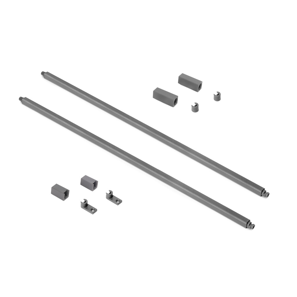 Set of side rails for Anthracite Simple Drawer