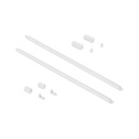 Set of side rails for White Simple Drawer