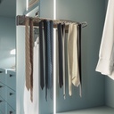 Extractable lateral tie rack (Titanium)