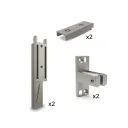 Hardware kit of 2 for mounting Zero LED profil to the wall