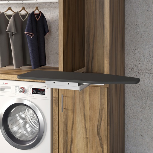 [8080020] Ironing board, folding and pull-out 180 degress